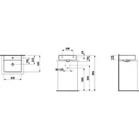 Laufen H8162800001041 Aufsatz-HWB VAL 420x450x155