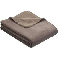 Ibena Plaid Doubleface Dublin Espresso-100 x 150 cm