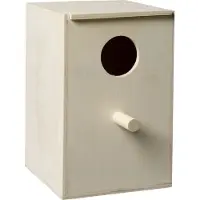 Fauna Nistkasten Ständer - Vogelnest - Holz - 14,5x14,5x22,5 cm
