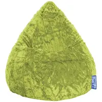 Sitting Bull BeanBag Fluffy L 70 x 90 cm, Gruen 70x90cm
