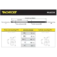 Monroe Gasfeder, Motorhaube MaxLift ML6324