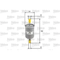 Valeo Kraftstofffilter 587008 für Opel Seat Rover Peugeot Fiat Alfa Romeo Lancia