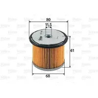 Valeo Kraftstofffilter 587900 für Citroën Peugeot Fiat Lancia Fso Hyundai BX