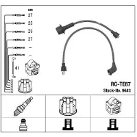 Ngk Zündleitungssatz [Hersteller-Nr. 9643] für Toyota