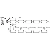 Hella Tagfahrleuchten-Set Fahrzeugfront 12 V 4 W LED glasklar für PAGANI