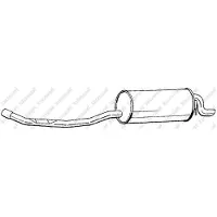 Bosal Endschalldämpfer 283-139