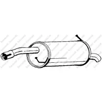 Bosal Endschalldämpfer 154481 für FORD