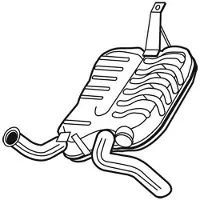 Walker Endschalldämpfer 25106