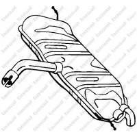 Bosal Endschalldämpfer 233-611