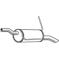 Walker Endschalldämpfer 23687 für CITROËN
