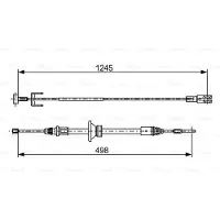 Bosch Seilzug, Feststellbremse 1 987 482 524