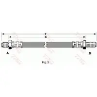 TRW Bremsschlauch PHC215