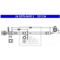 Ate Bremsschlauch 24.5270-0435.3 für Honda CR-V II