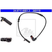 Ate Sensor, Raddrehzahl Vorderachse 24.0711-6001.3