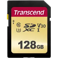 Transcend 128GB UHS-I U3 SD, 128 GB, SDXC, Klasse 10, UHS-I, 95 MB/s, 60 MB/s