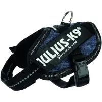 JULIUS K-9 IDC Powergeschirr jeans, Größe: 2XS/Baby 2