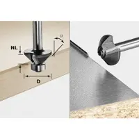 Festool 499799, Bohrer, Kreisschneider-Bohrer, 2,6 cm, 48 mm, Holz, Edelstahl