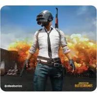 SteelSeries QcK+ PUBG Miramar Edition, Mehrfarbig, Abbildung, Gummi, Anti-Rutsch-Basis, Gaming-Mauspad