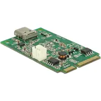 DeLOCK Mini PCIe I/O PCIe full size 1 x USB Type-C 3.1 Gen 2 Buchse