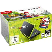 Nintendo New 2DS XL + Mario Kart 7, New 2DS XL, Schwarz, Grün, Limette, D-pad, LCD, 12,4 cm (4.88 Zoll), 400 x 240 Pixel