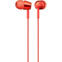 Sony Kopfhörer mit Mikrofon MDR-EX155AP Rot