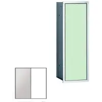 Emco Bürstengarnitur -Modul asis 150 chrom / optiwhite, Unterputz, 495 mm, ohne Einbaurahmen, 973027 973027831