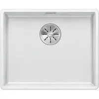 BLANCO Granitspüle "SUBLINE 500-F", weiß, B:43cm H:19cm T:53cm, Verbundwerkstoff, Küchenspülen, Granitspüle, erhältlich in mehreren Farben