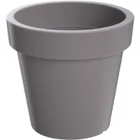 Prosperplast - Kunststoffpflanztopf Lofly in Grau 19,6 x 19,6 x 18,1 cm