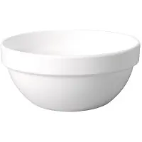 Aps Skål 2.5 ltr Ø23x10.5 cm Melamin Hvid,1 stk