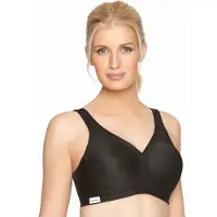 Glamorise Damen 1006 Sports Bra, Schwarz, 110D EU