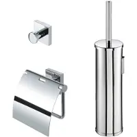 Geesa Badezimmer Zubehörset Nelio Chrom