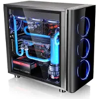 Thermaltake View 31 TG, Midi Tower, PC, Schwarz, ATX, micro ATX, Mini-ITX, SPCC, Gehärtetes Glas, Gaming
