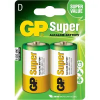 GP Batteries Super Alkaline 5501, Einwegbatterie, D, Alkali, 1,5 V, 2 Stück(e)