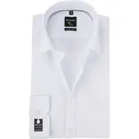 Olymp No'6 six Hemd Skinny Fit Weiß Extra Lange Ärmel