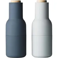 Audo Copenhagen Salz- Pfeffermühle Bottle Gringer 2er Set Blues - Beech Lid