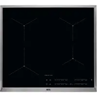 AEG IAE64413XB, Schwarz, Integriert, 60 cm, Zonen-Induktionskochfeld, Glas, 4 Zone(n)