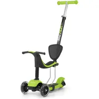 Milly Mally Little Star Rutschfahrzeug/Scooter 3-in-1, Grün