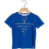 Ebbe Gologo T-Shirt, Royal Blue Melange 104