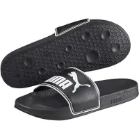 Puma Leadcat Slide, Männlich, Erwachsener, Schwarz, Weiß, Abbildung, Leder