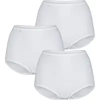 Sloggi Maxislip "24/7 Cotton" höher geschnittene Passform, elastisch, Spitze, blickdicht, weich