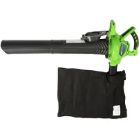 Greenworks GD40BV, Handgehaltenes Gebläse, 185,08 km/h, 544 m³/h, Blasen/saugen, 45 l, Schwarz, Grün
