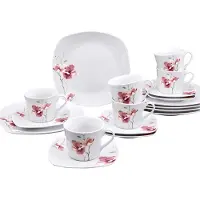 Creatable Kaffeeservice "Amelie Aiko, Kaffee-Service 18-tlg", (Set, 18 tlg.), Blumendekor