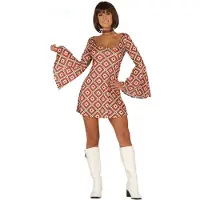 Guirca 70er Jahre Disco Kleid Carry