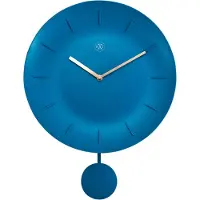 Sans marque Wanduhr Bowl türkis 30x40 cm