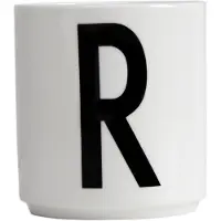 Design Letters DL Becher Keramik R, Weiß