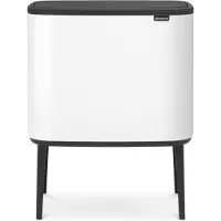 Brabantia Bo Touch Bin Mülleimer 3 x 11 L - Weiß