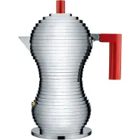 Alessi Pulcina - Espressomaschine 30 cl-Rot