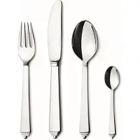 Georg Jensen Besteckset Pyramide Edelstahl Glänzend (4-teilig)