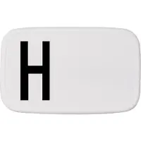 Design Letters Lunchbox in Weiß/ Schwarz - 700 ml - onesize