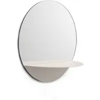 Normann Copenhagen - Horizon Runder Spiegel - Ø34 cm - Weiß